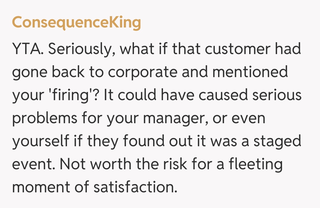 Comentariu de la ConsequenceKing