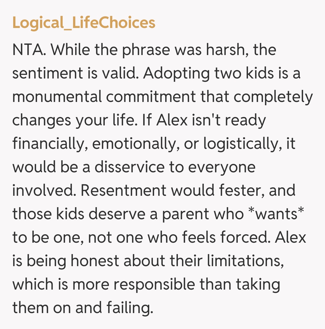 Comentariu de la Logical_LifeChoices