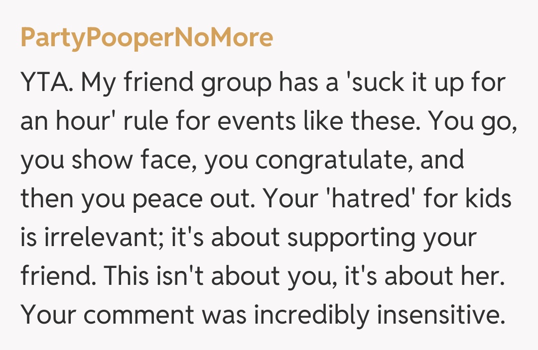 Comentariu de la PartyPooperNoMore