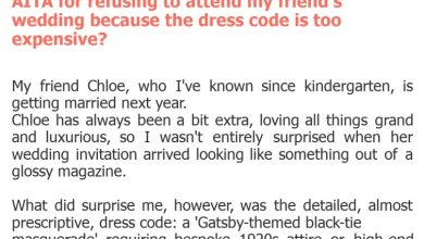 Photo of AITA for refusing to attend my friend’s wedding because the dress code is too expensive?