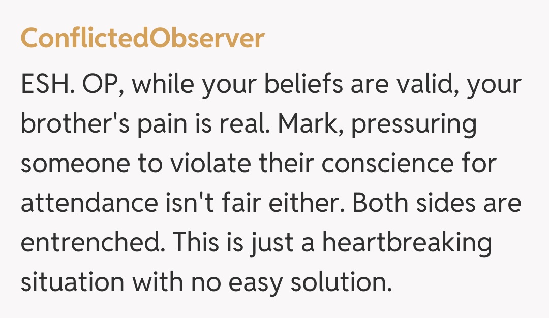 Comentariu de la ConflictedObserver