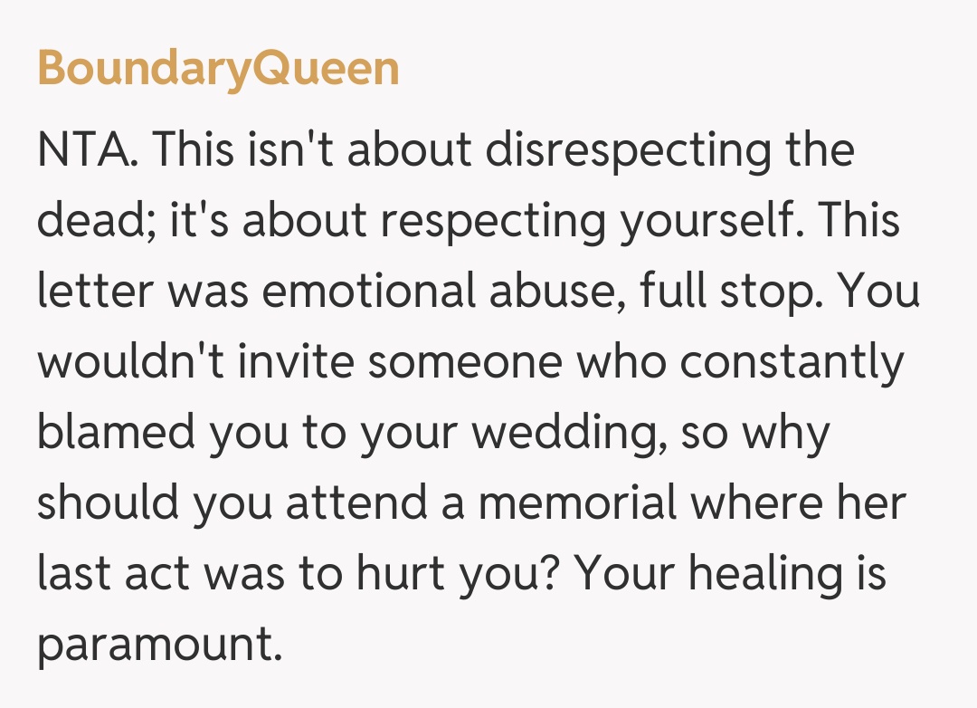 Comentariu de la BoundaryQueen