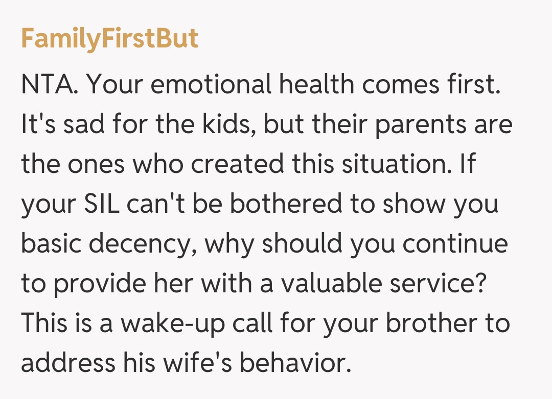 Comentariu de la FamilyFirstBut