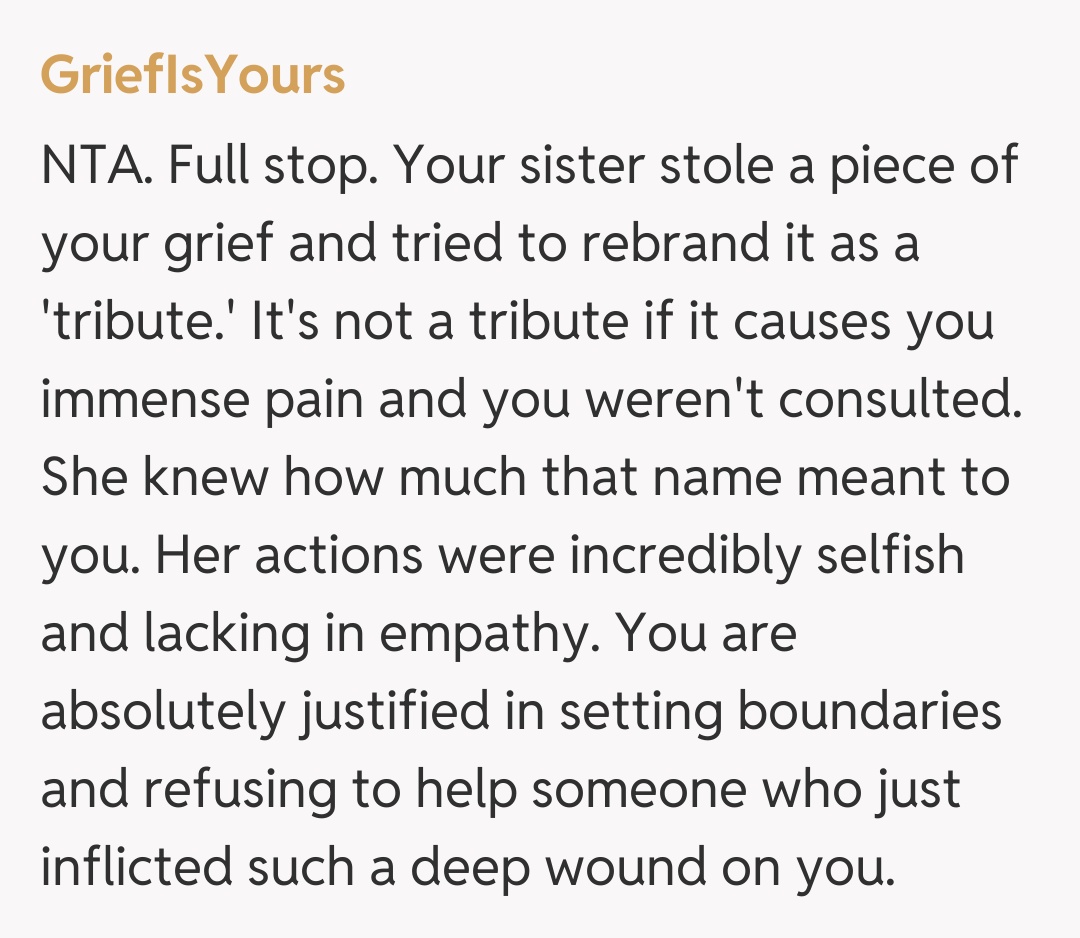 Comentariu de la GriefIsYours