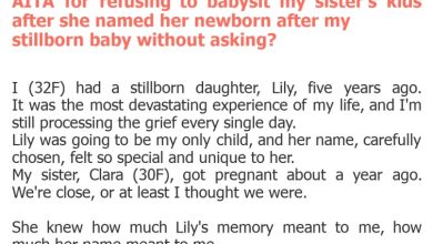 Photo of AITA for refusing to babysit my sister’s kids after she named her newborn after my stillborn baby without asking?