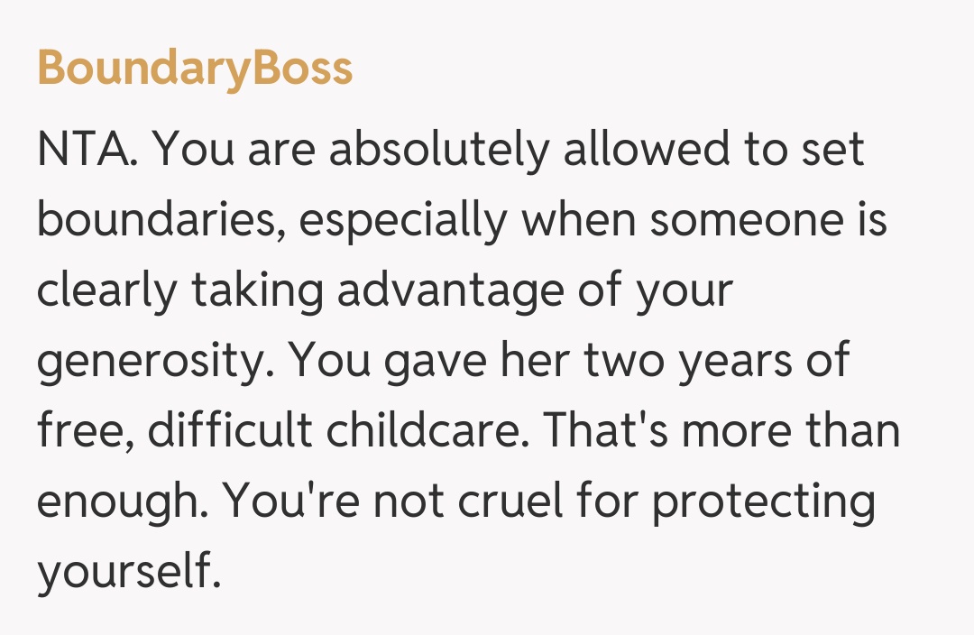 Comentariu de la BoundaryBoss