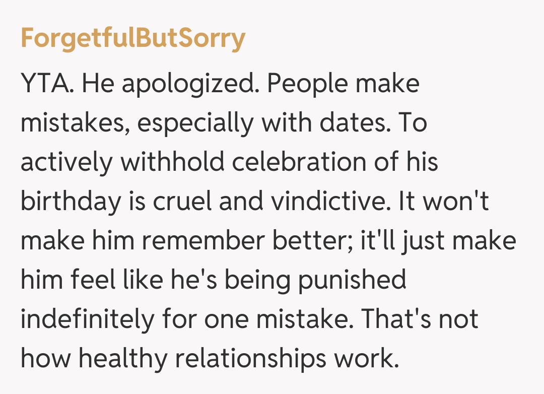 Comentariu de la ForgetfulButSorry