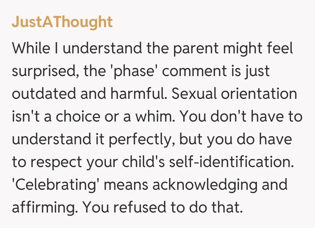 Comentariu de la JustAThought