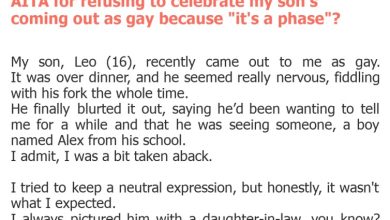 Photo of AITA for refusing to celebrate my son’s coming out as gay because “it’s a phase”?