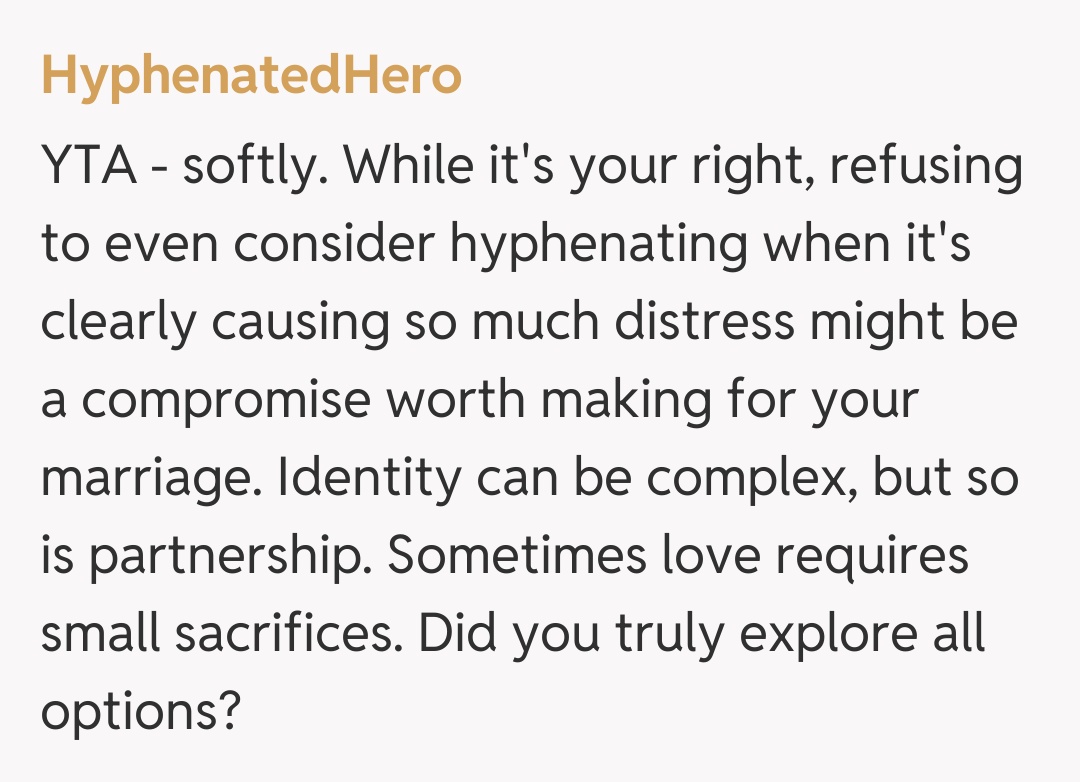 Comentariu de la HyphenatedHero