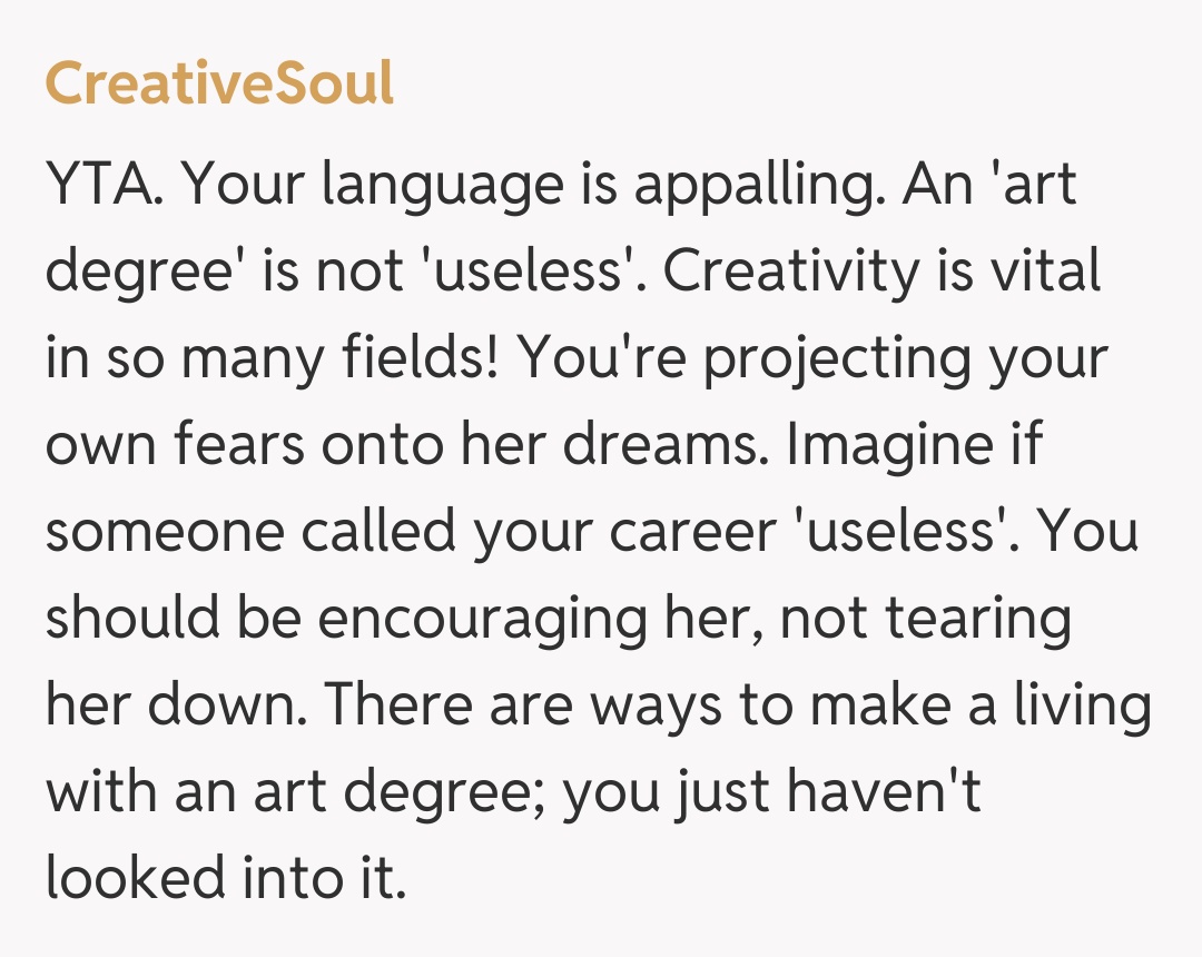 Comentariu de la CreativeSoul