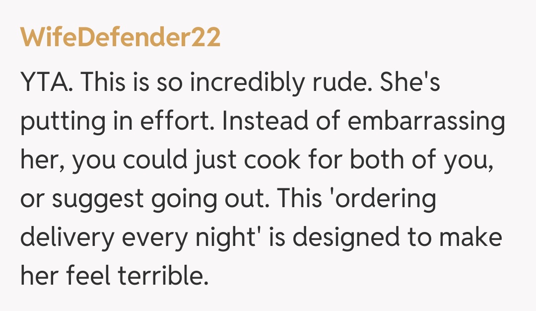 Comentariu de la WifeDefender22