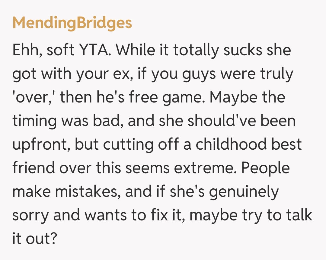 Comentariu de la MendingBridges