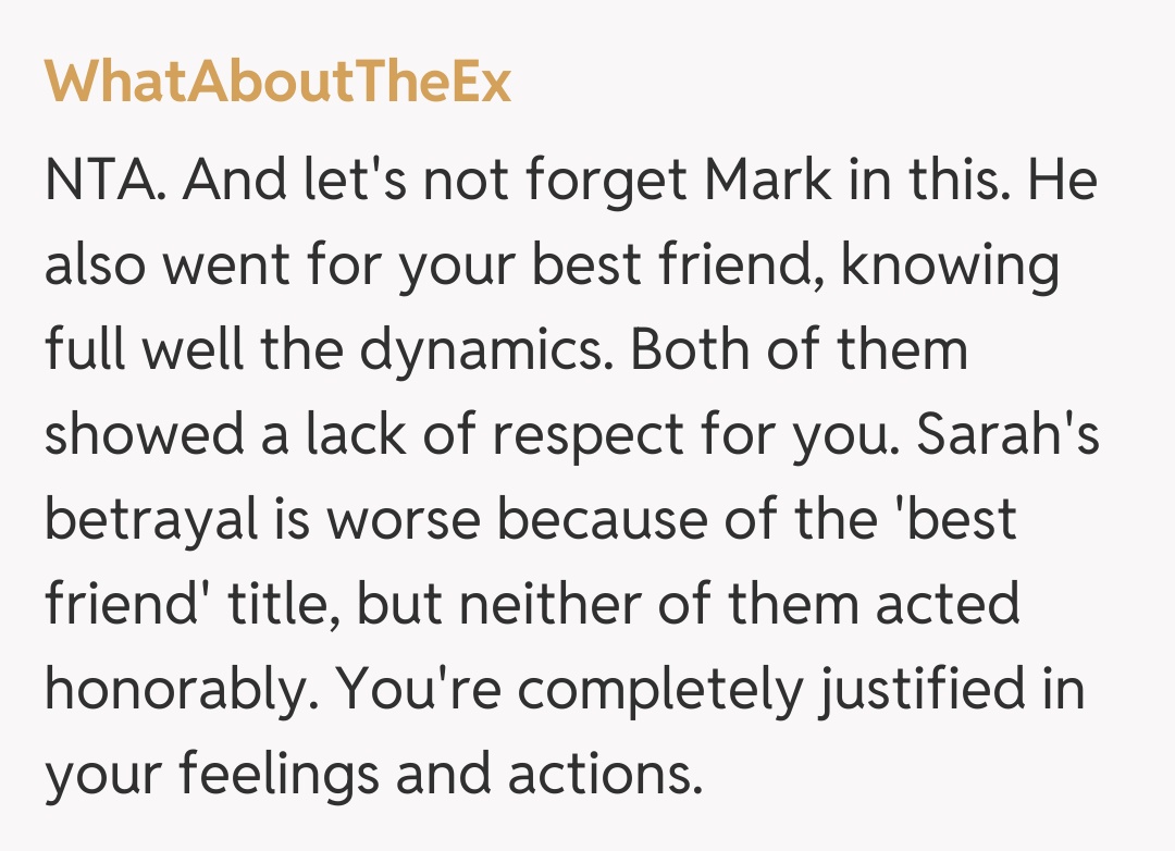 Comentariu de la WhatAboutTheEx