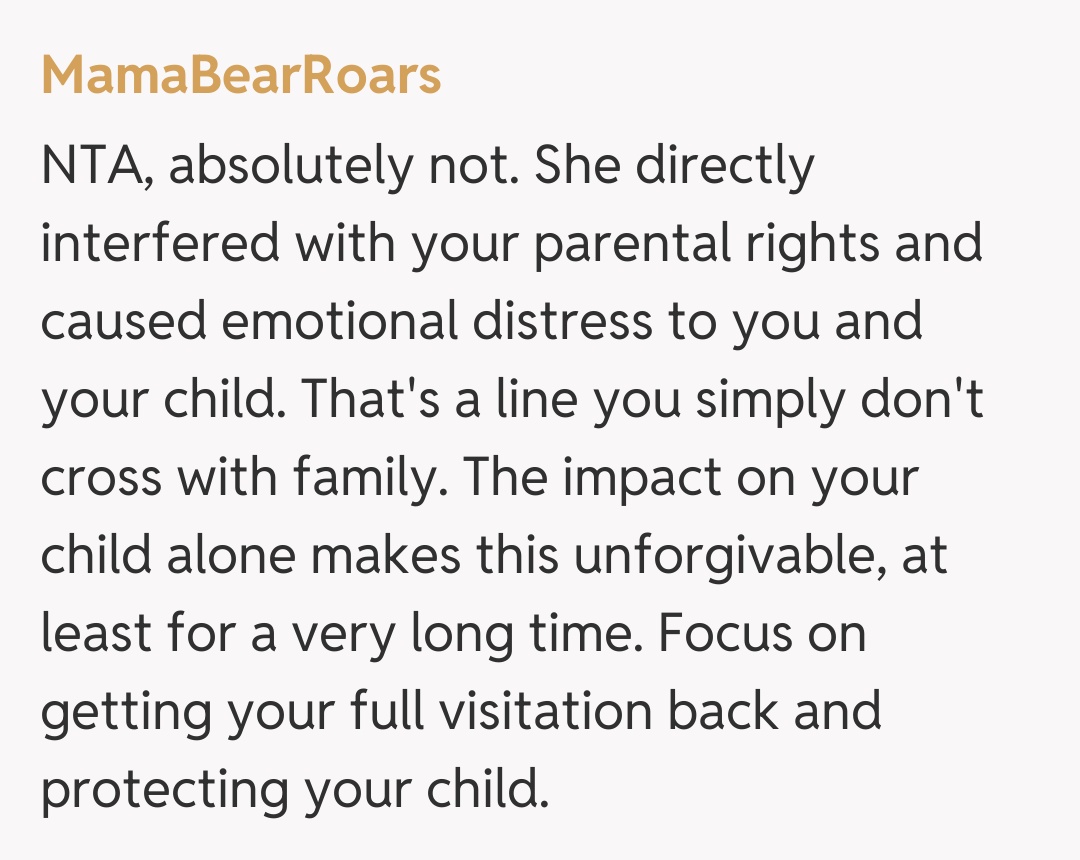 Comentariu de la MamaBearRoars