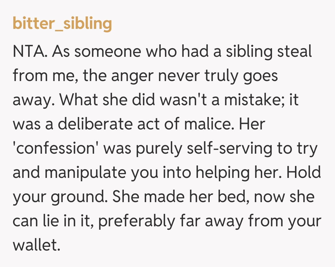 Comentariu de la bitter_sibling