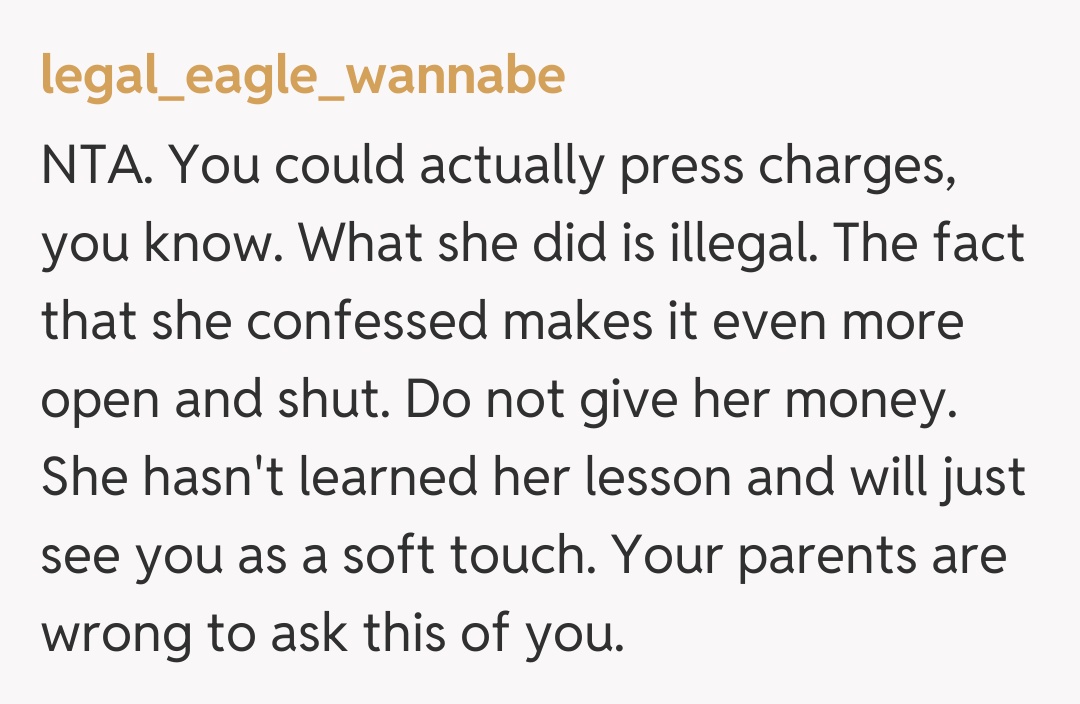 Comentariu de la legal_eagle_wannabe