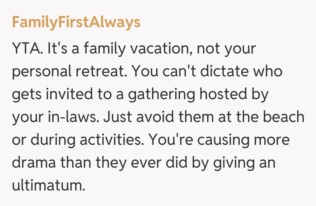 Comentariu de la FamilyFirstAlways