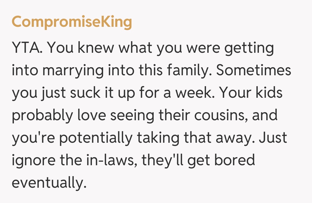 Comentariu de la CompromiseKing