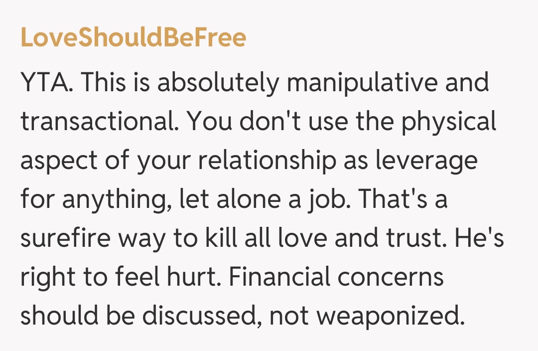 Comentariu de la LoveShouldBeFree