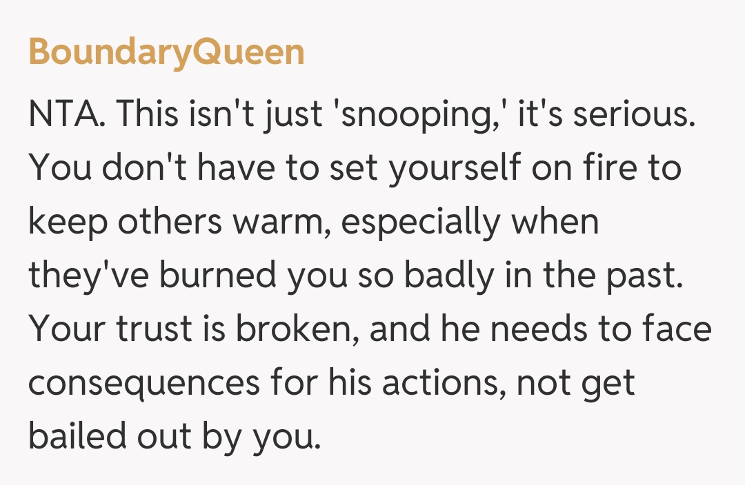 Comentariu de la BoundaryQueen