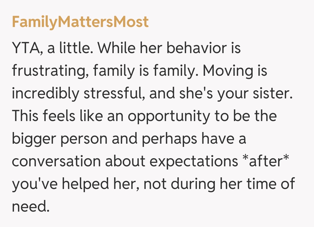 Comentariu de la FamilyMattersMost