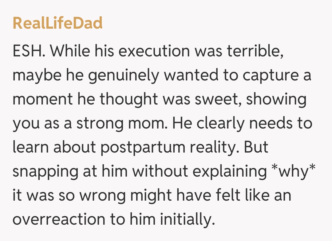 Comentariu de la RealLifeDad