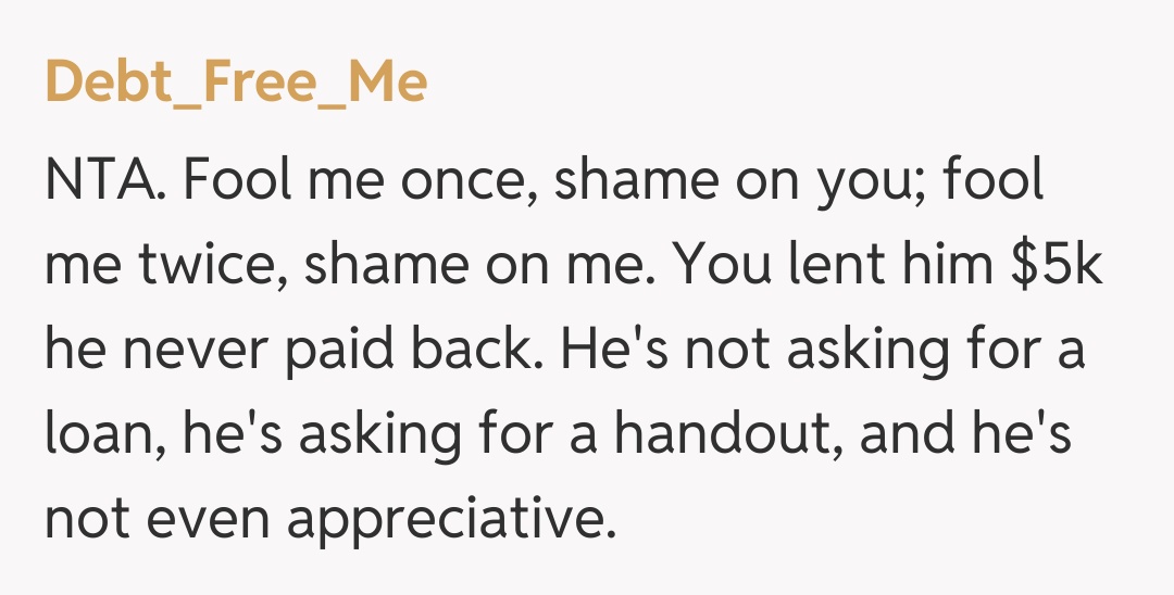 Comentariu de la Debt_Free_Me