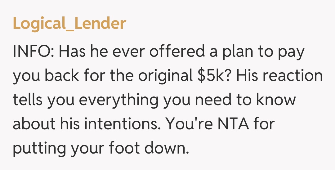 Comentariu de la Logical_Lender