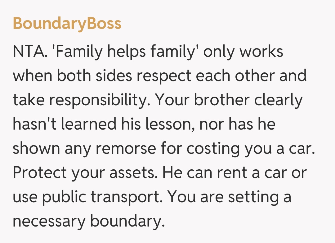 Comentariu de la BoundaryBoss