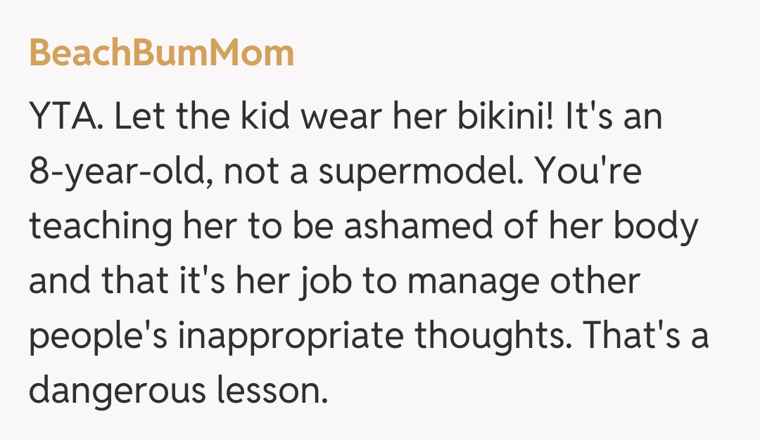 Comentariu de la BeachBumMom