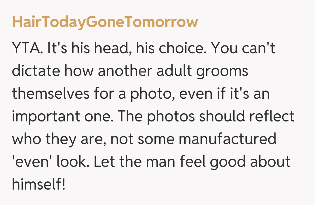 Comentariu de la HairTodayGoneTomorrow