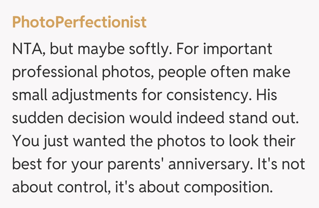 Comentariu de la PhotoPerfectionist