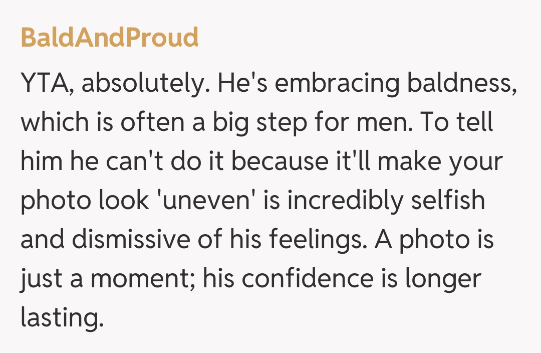 Comentariu de la BaldAndProud