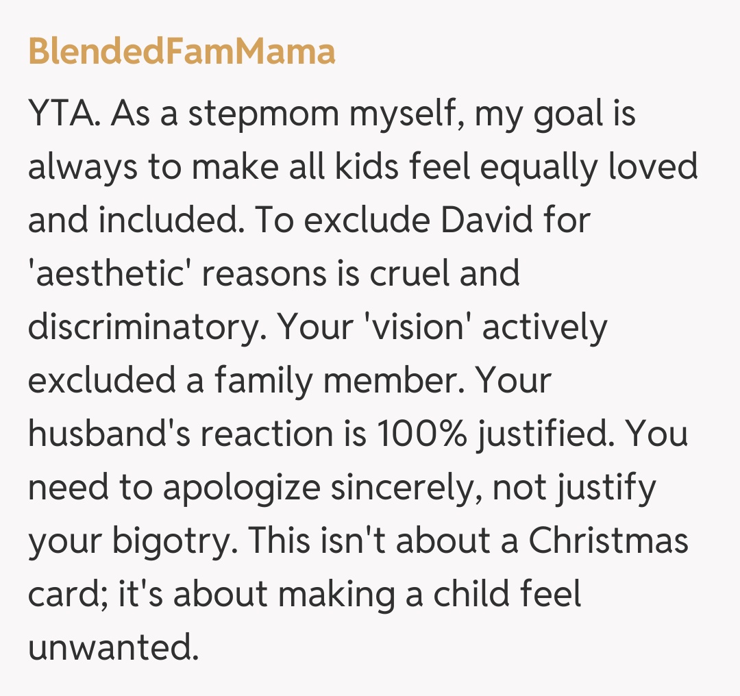 Comentariu de la BlendedFamMama