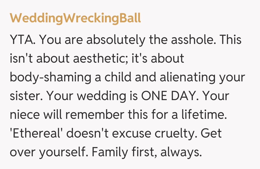Comentariu de la WeddingWreckingBall