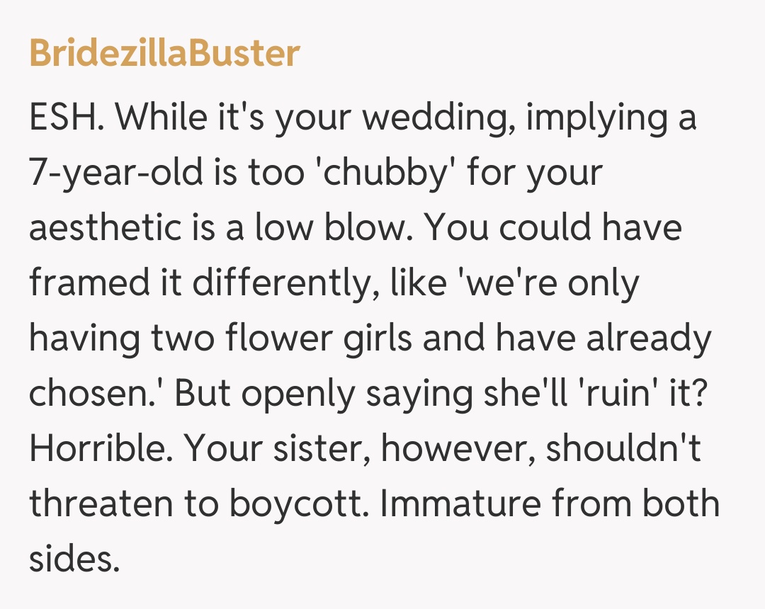 Comentariu de la BridezillaBuster