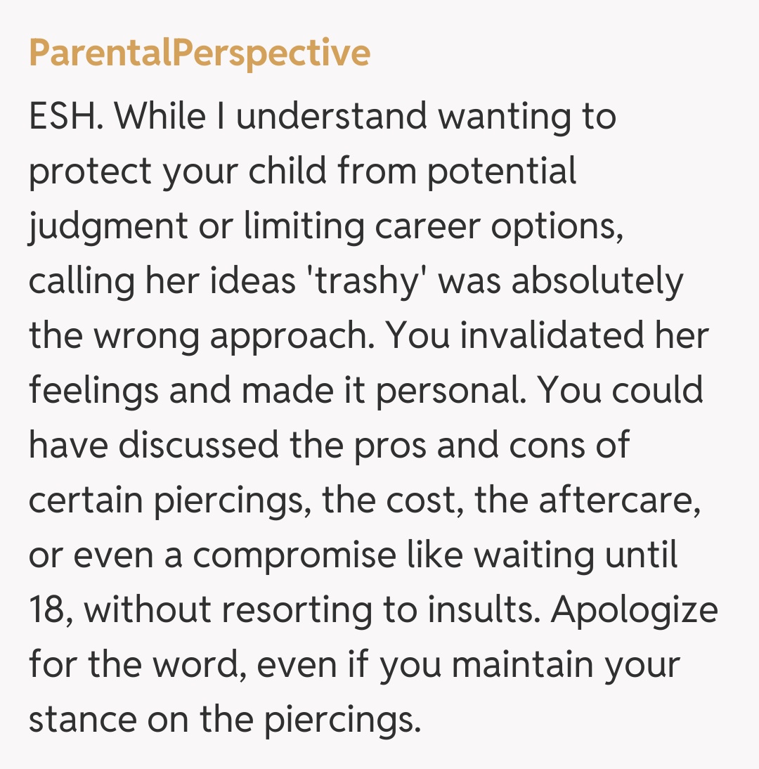 Comentariu de la ParentalPerspective