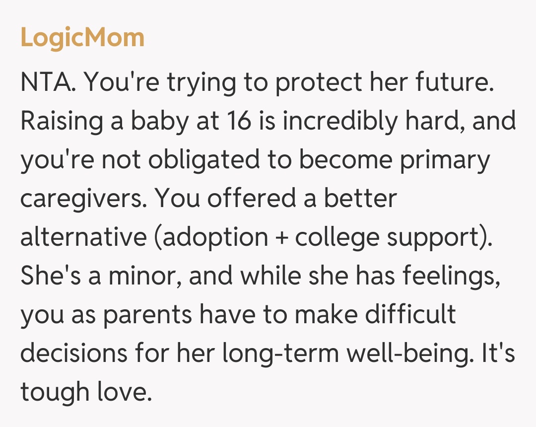 Comentariu de la LogicMom