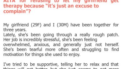 Photo of AITA for refusing to let my girlfriend get therapy because “it’s just an excuse to complain”?