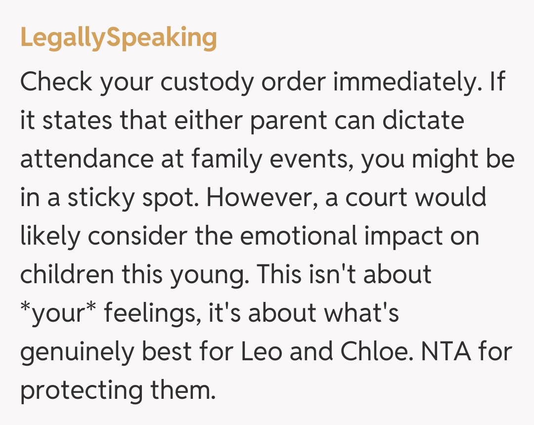 Comentariu de la LegallySpeaking