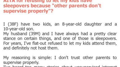 Photo of AITA for refusing to let my kids have sleepovers because “other parents don’t supervise properly”?