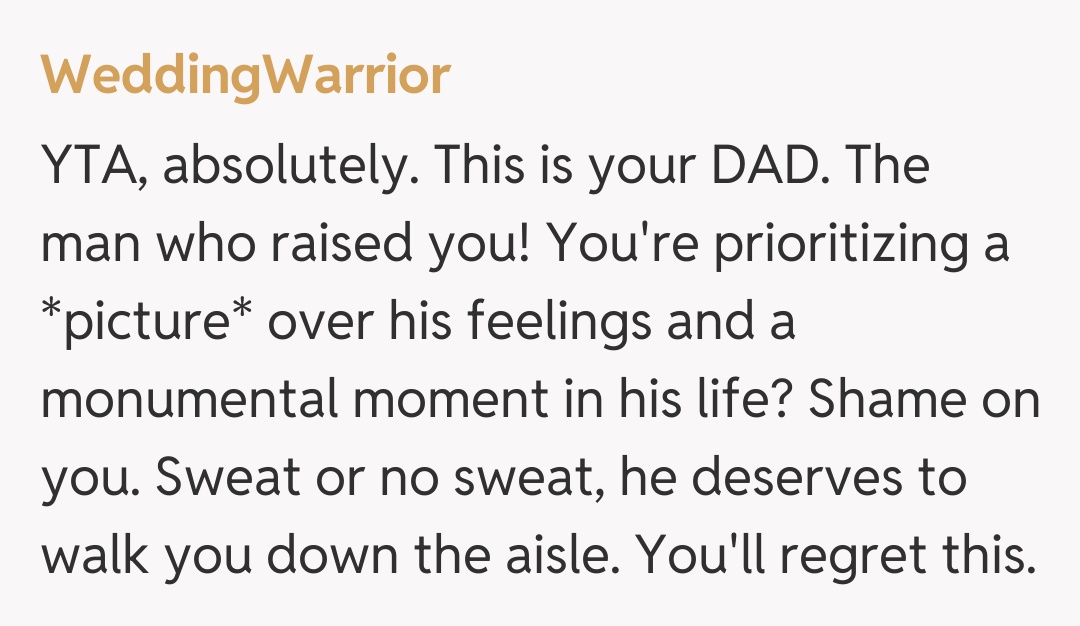 Comentariu de la WeddingWarrior