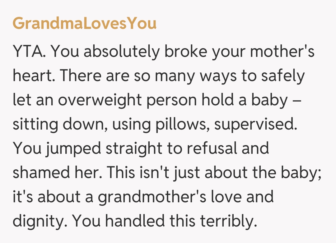 Comentariu de la GrandmaLovesYou