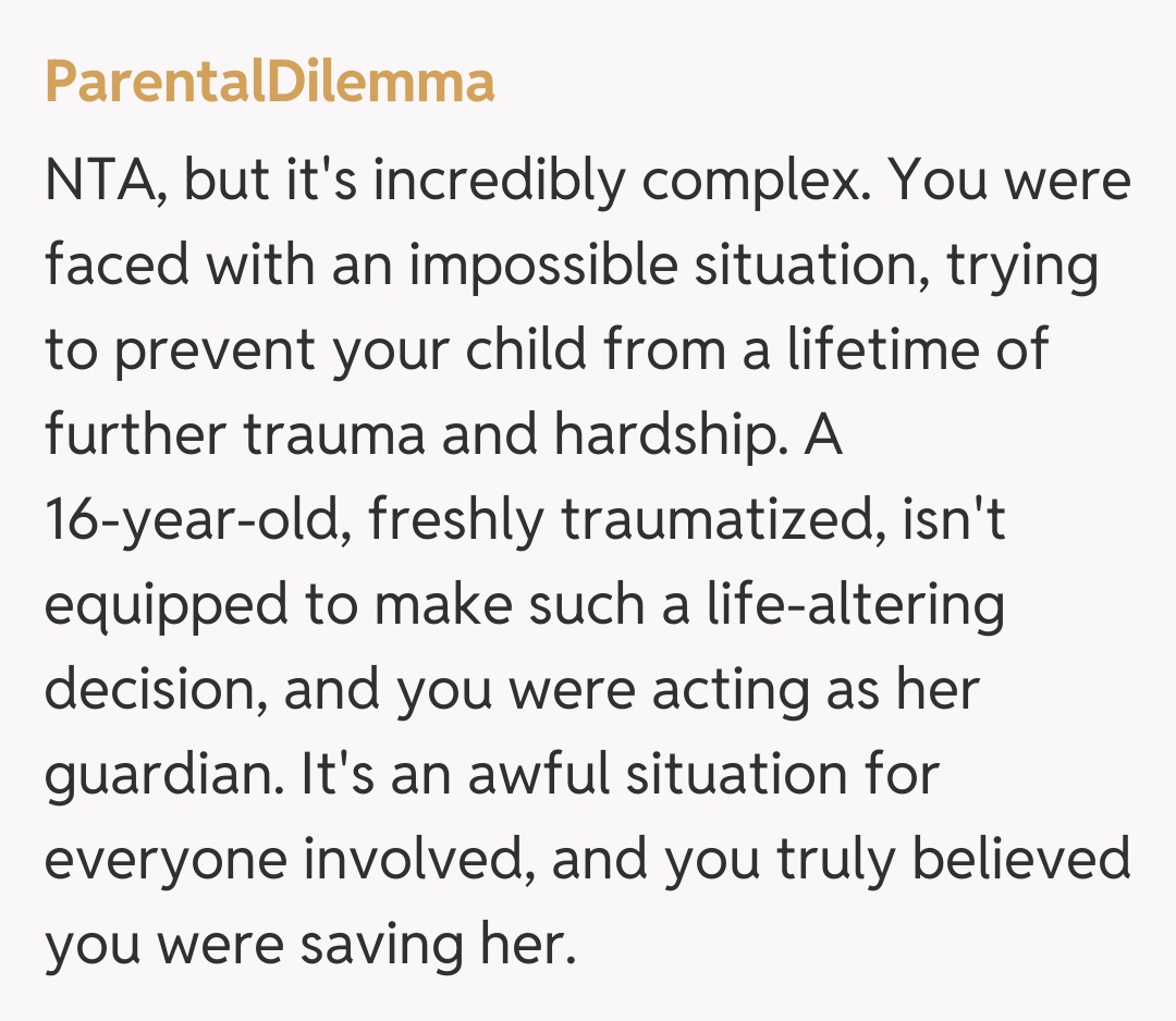 Comentariu de la ParentalDilemma