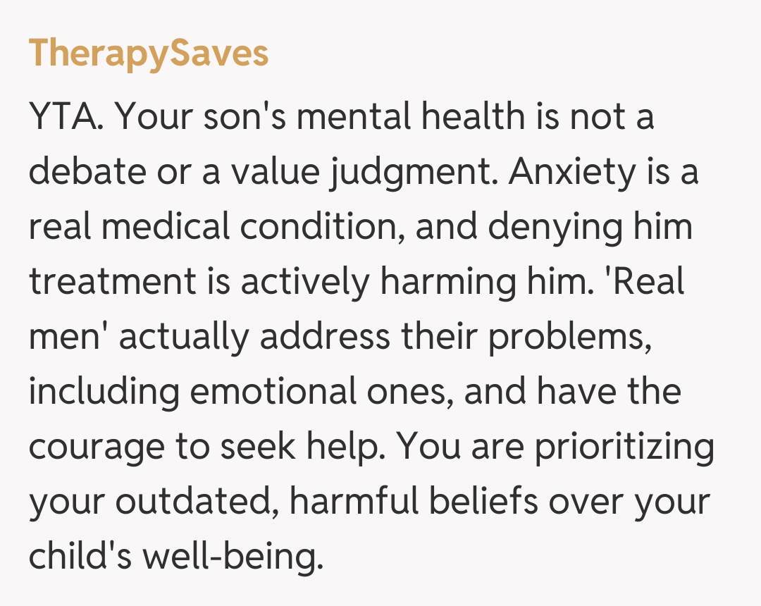 Comentariu de la TherapySaves