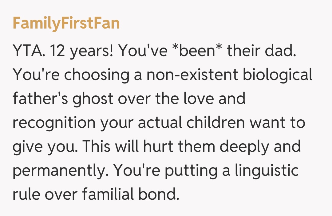 Comentariu de la FamilyFirstFan