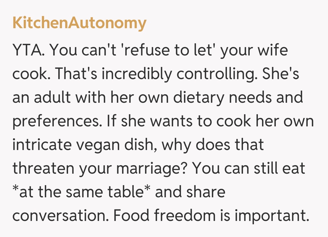 Comentariu de la KitchenAutonomy