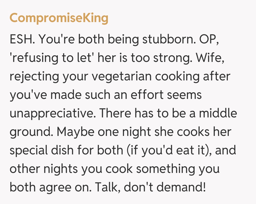 Comentariu de la CompromiseKing