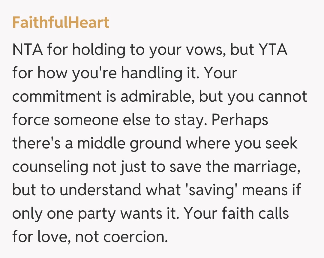 Comentariu de la FaithfulHeart